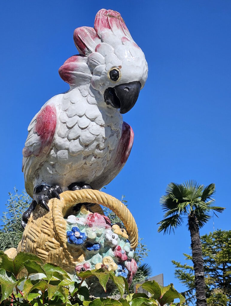 Joseph Wackerle Majolika Gartenfigur