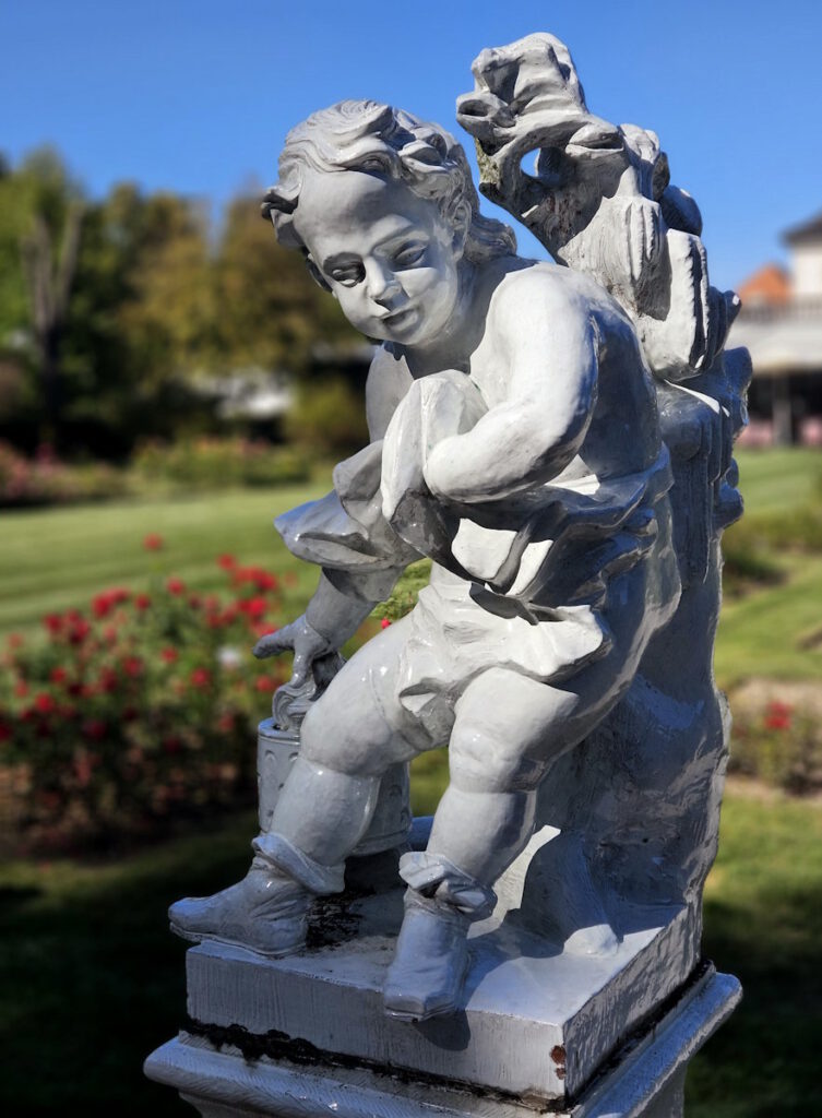 Joseph Wackerle Majolika Gartenfigur