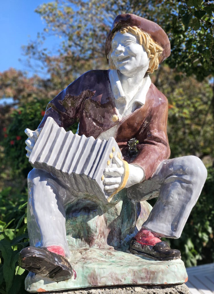 Joseph Wackerle Majolika Gartenfigur