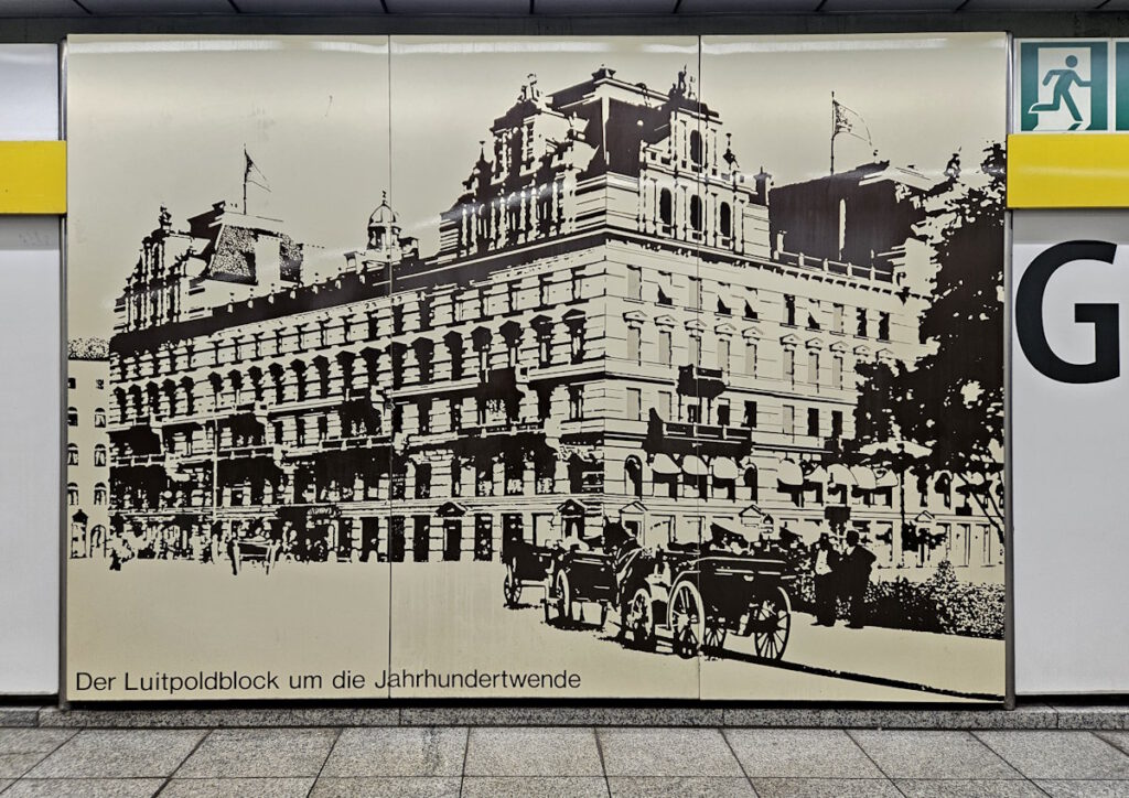 U-Bahnhof Odeonsplatz Luitpoldblock Jahrhundertwende