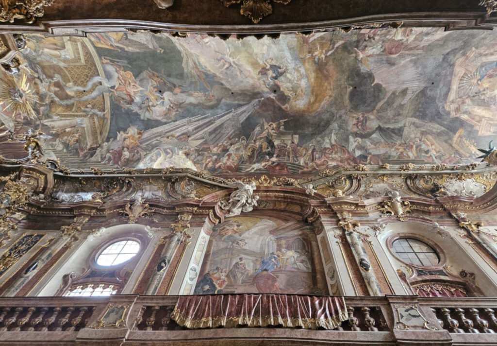 Asamkirche: Deckenfresko