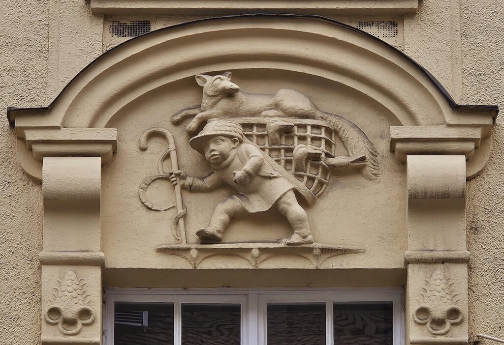 Scholastika im Graggenauer Viertel von München