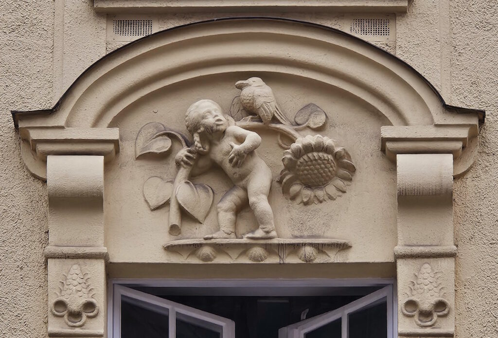 Scholastika im Graggenauer Viertel von München