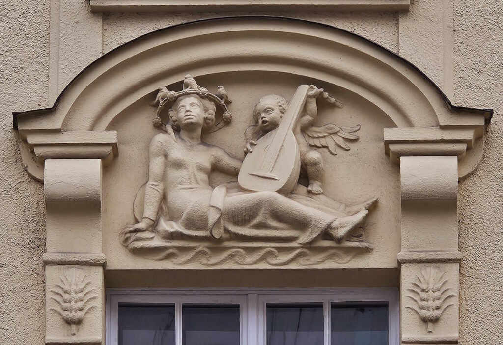 Scholastika im Graggenauer Viertel von München