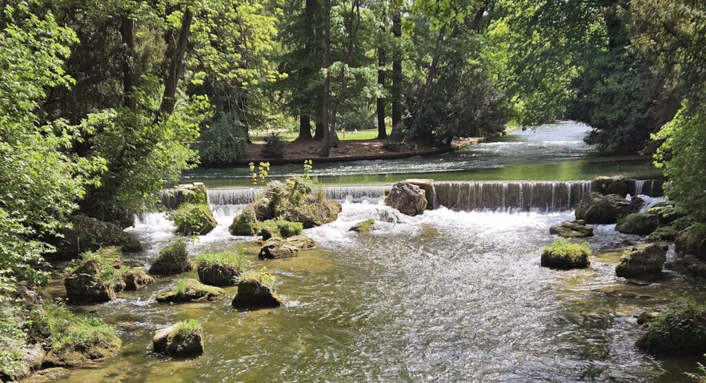 Englischer Garten: Kaskade