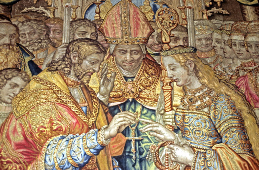 Tapisserie im Residenzmuseum
