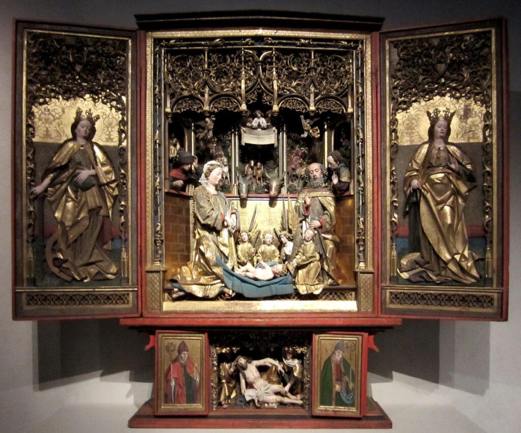 Bayerisches Nationalmuseum: Gotik: Traminer Altar PRESS REFRESH
