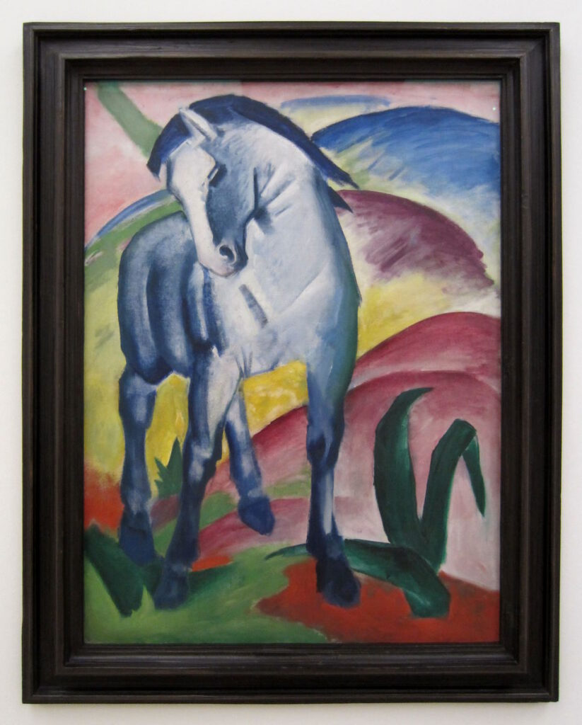 Franz Marc: Blaues Pferd CLICK REFRESH
