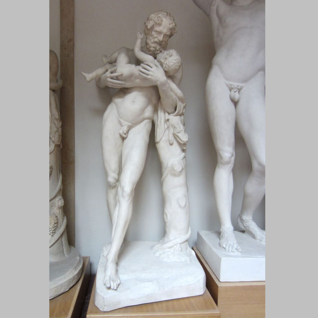 Abgüsse Klassischer Bildwerke: Satyr mit Dionysos