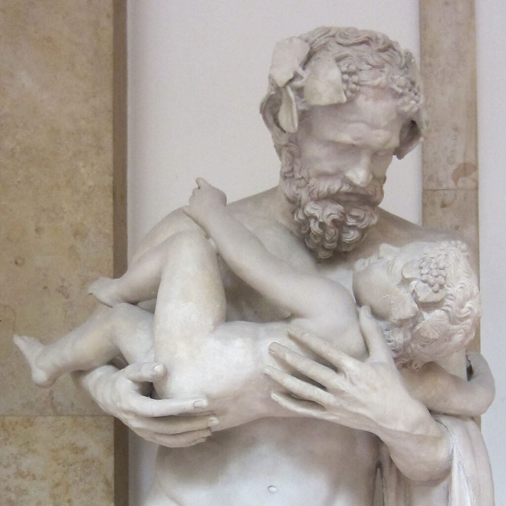 Abgüsse Klassischer Bildwerke: Satyr mit Dionysos