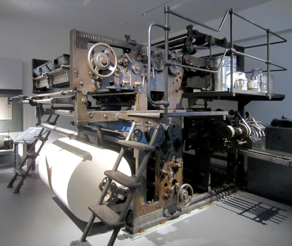 Deutsches Museum: Druckmaschine CLICK REFRESH