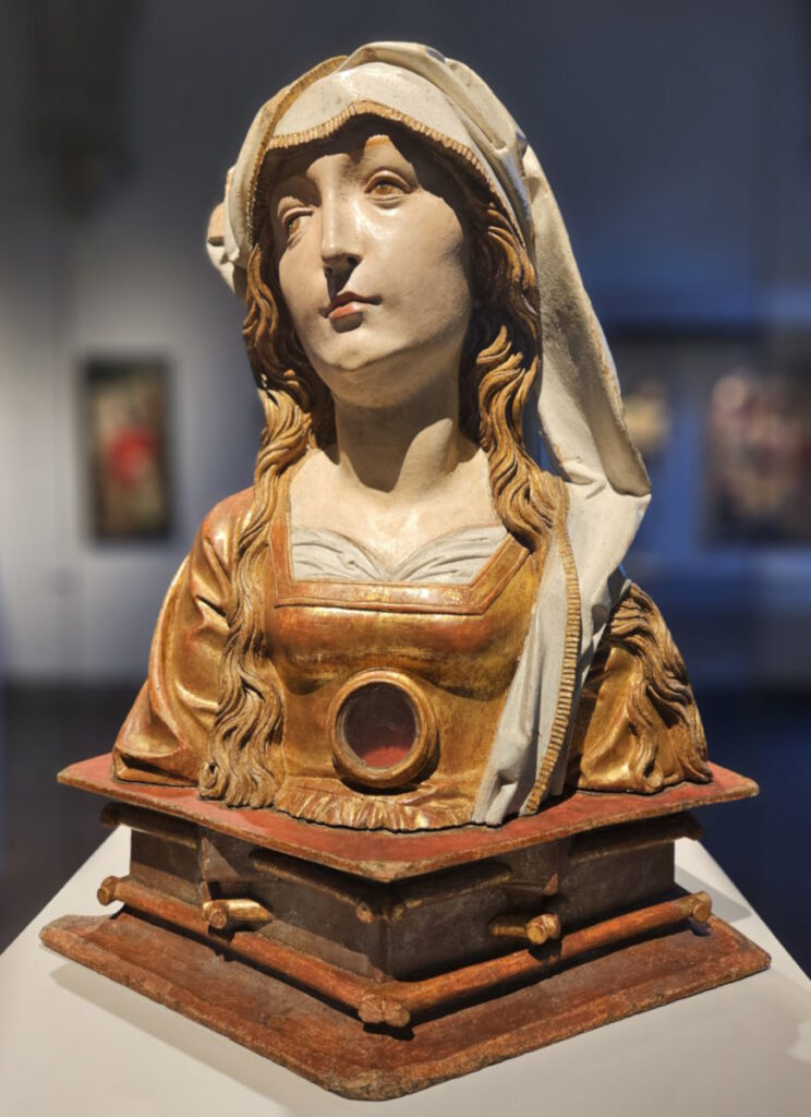 Tilman Riemenschneider: hl. Afra - Bayerisches Nationalmuseum München CLICK REFRESH