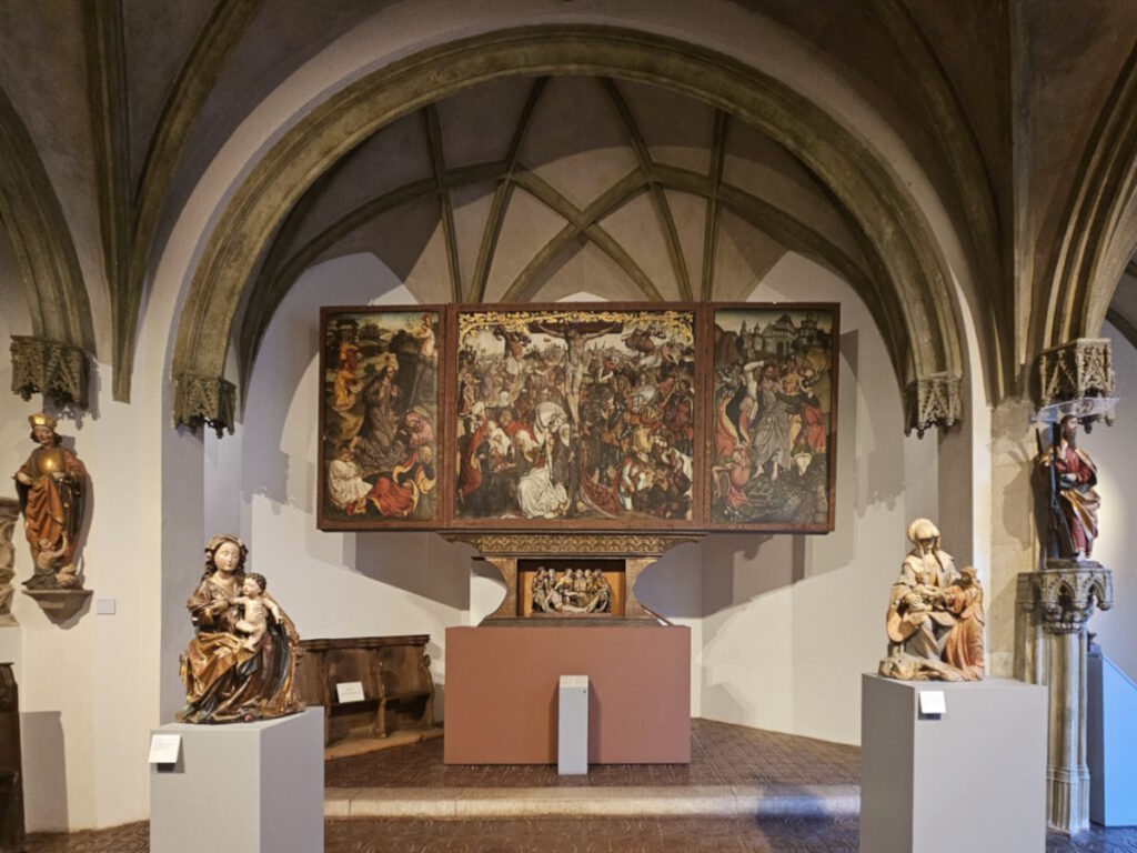 Altarretabel von Jan Polack im Kirchensaal CLICK REFRESH
