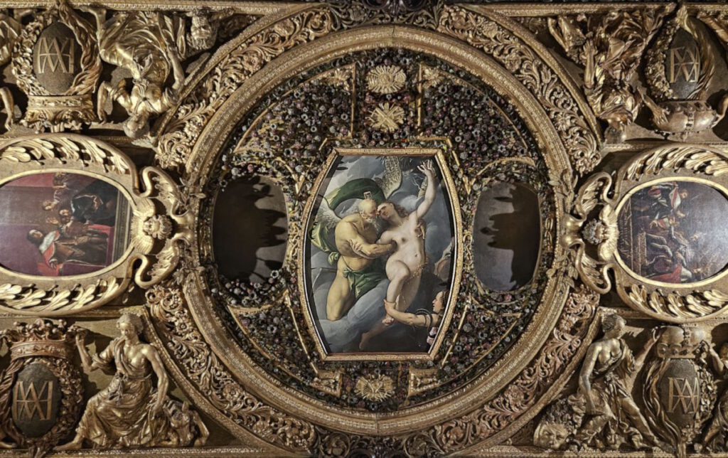 Decke aus dem Appartement Henriette Adelaides in der Münchner Residenz PRESS REFRESH