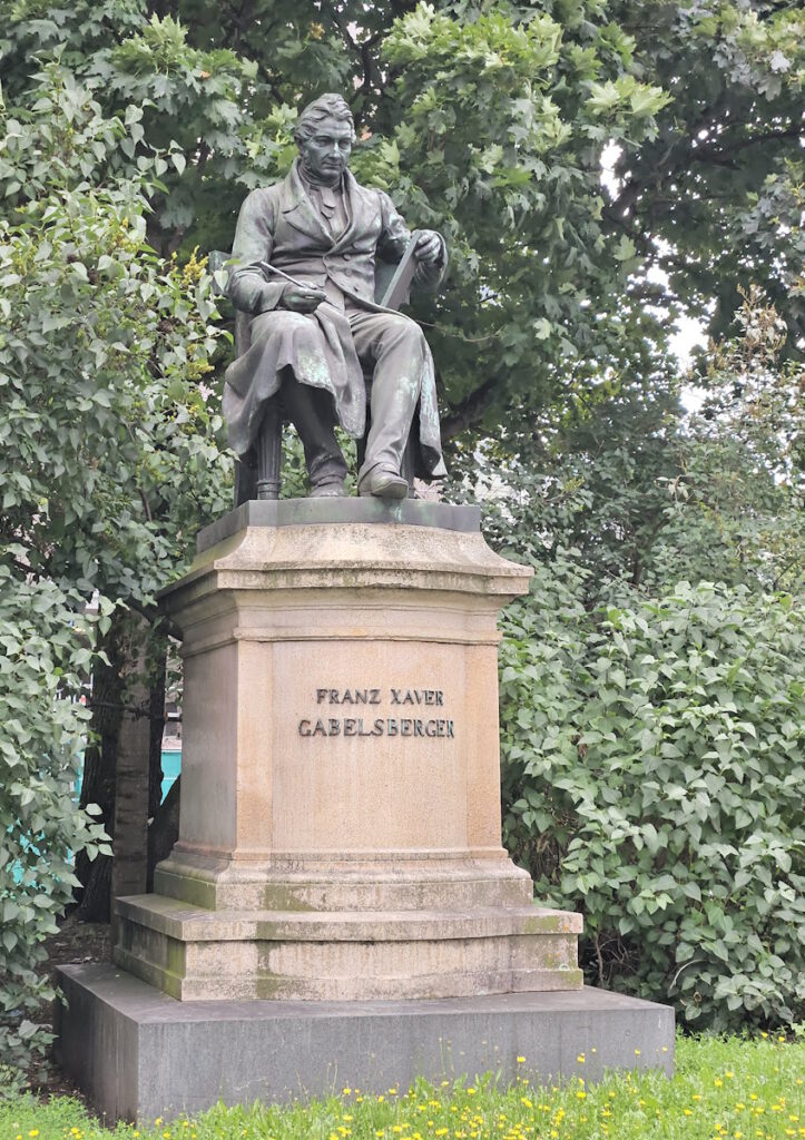 Denkmal von Syrius Eberle für Franz Xaver Gabelsberger