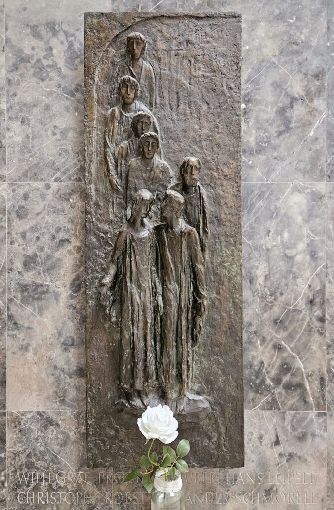 Lothar Dietz Mahnmal Weiße Rose in der LMU