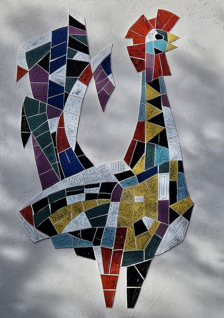 Mosaik Fassadenschmuck Rümannstraße 5-9