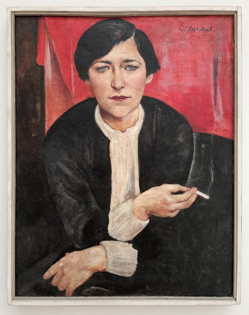 Willy Jaeckel: Dame mit Zigarette