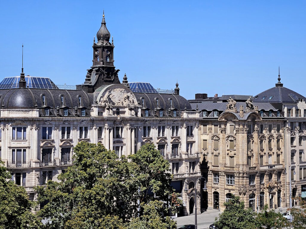Blick von der Oberpollinger-Dachterrasse