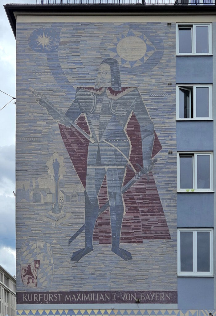Sgraffito von Erich Horndasch am Rhaetenhaus
