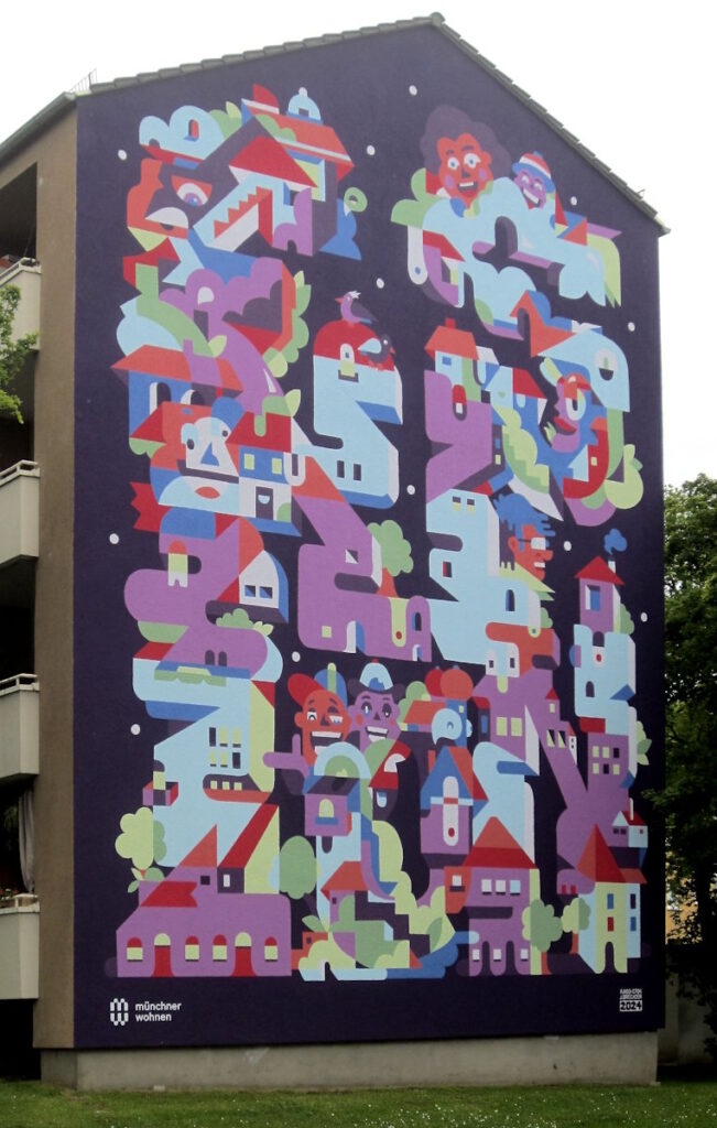 Fusion, Mural in Ramersdorf 