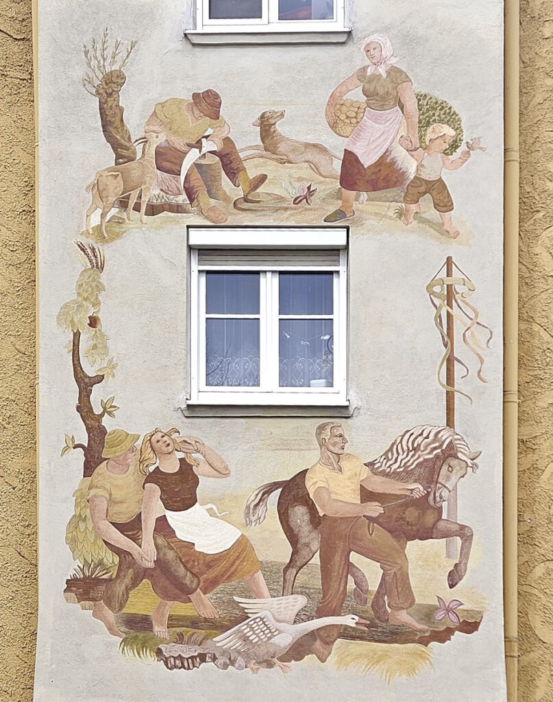 Wandgemälde Aidenbachstraße 10-22