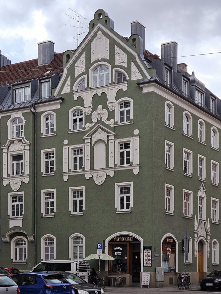 Fassaden Kazmairstraße auf der Schwanthalerhöhe