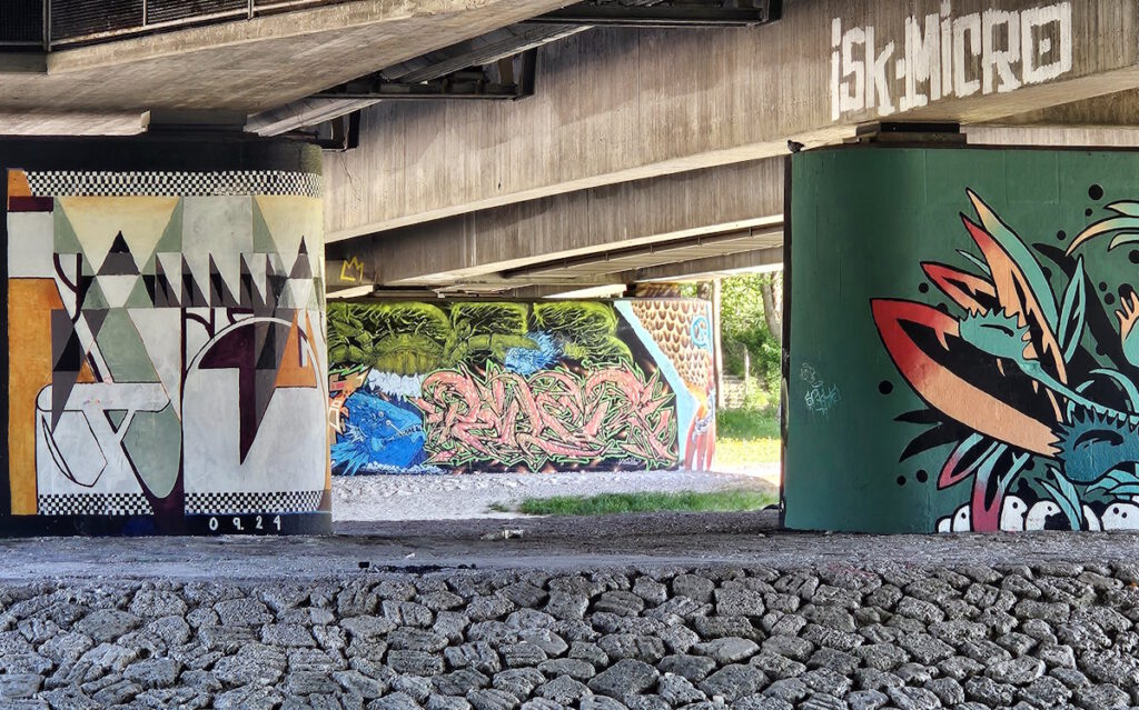 Streetart Brudermühlbrücke