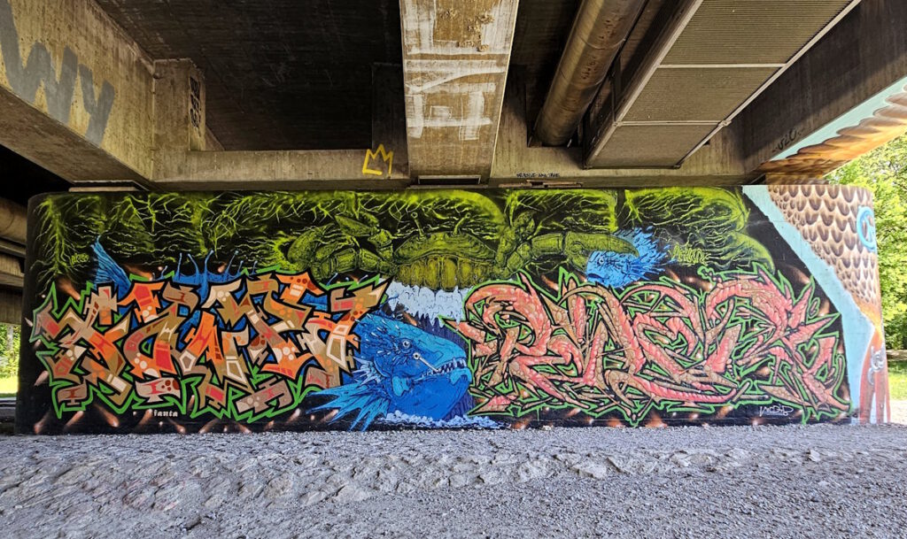 Streetart Brudermühlbrücke
