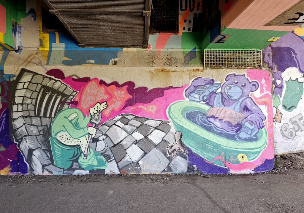 Streetart Brudermühlbrücke