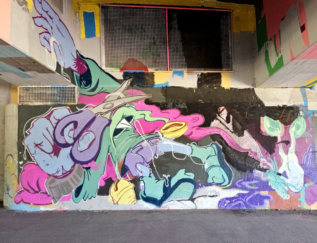 Streetart Brudermühlbrücke