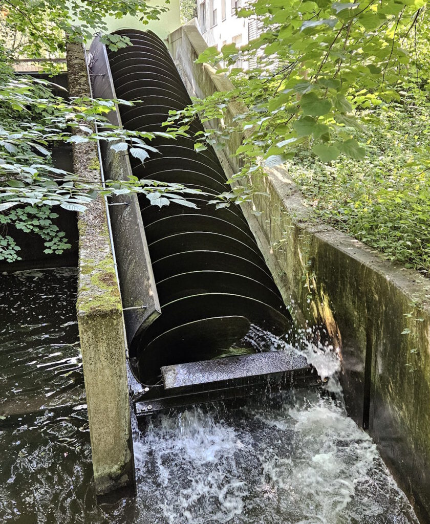 Biederstein: Kleinkraftwerk beim Brunnwart