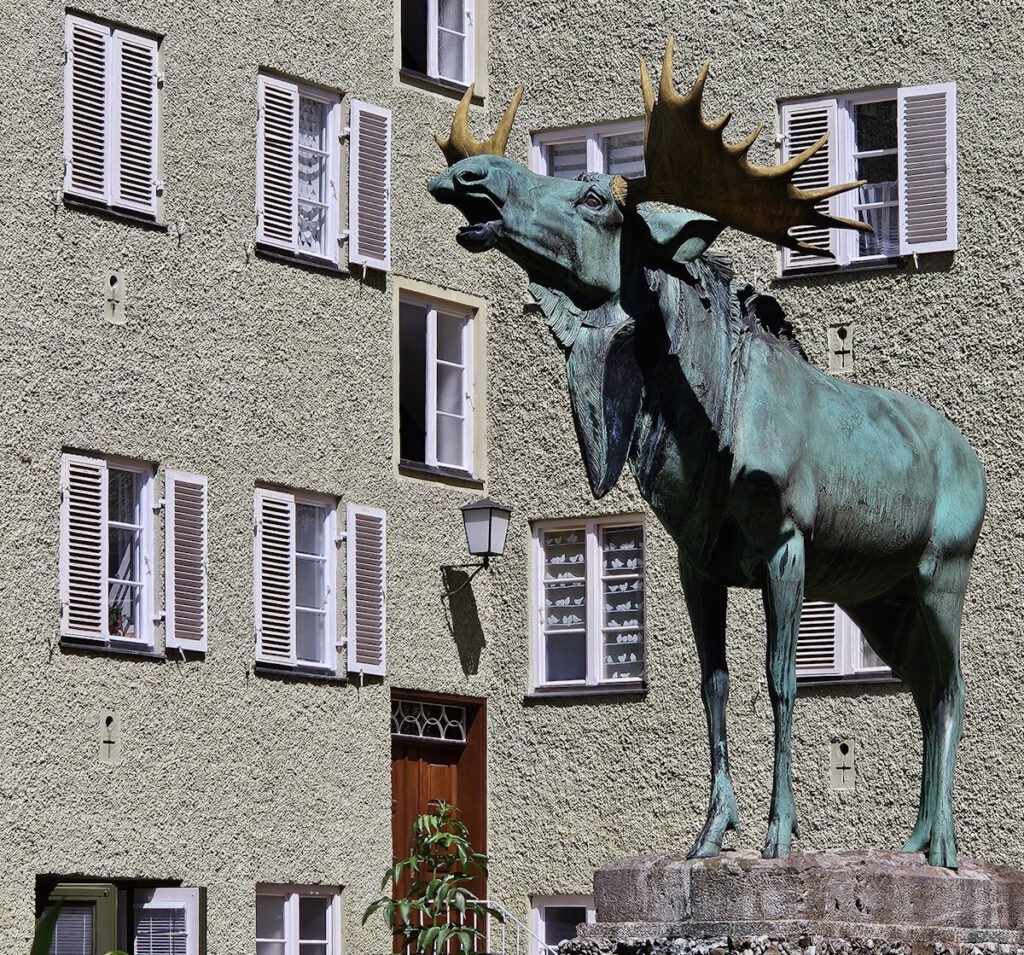Elch von Heinrich Düll und Georg Pezold im Weidenhof