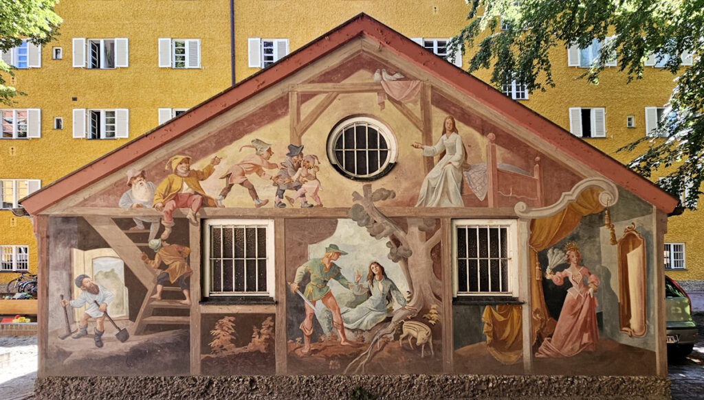 Rosengarten Heinrich Bickel Grimms Märchen
