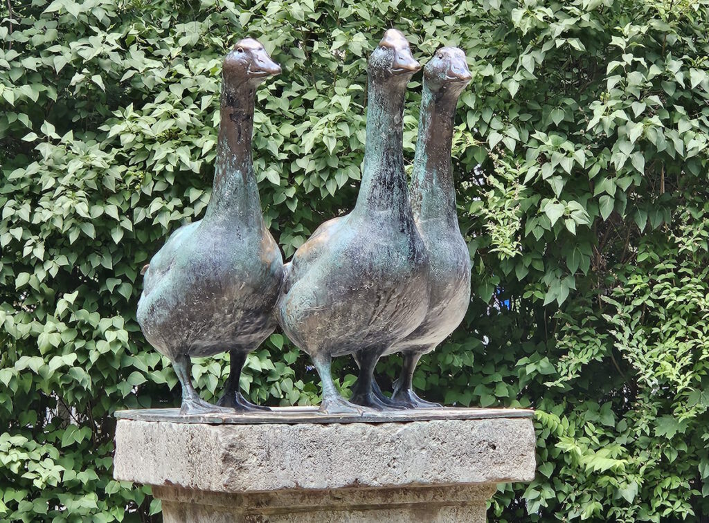 Winthirplatz: Gänsebrunnen