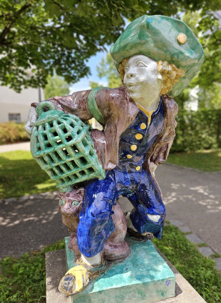 Joseph Wackerle Majolika Gartenfiguren