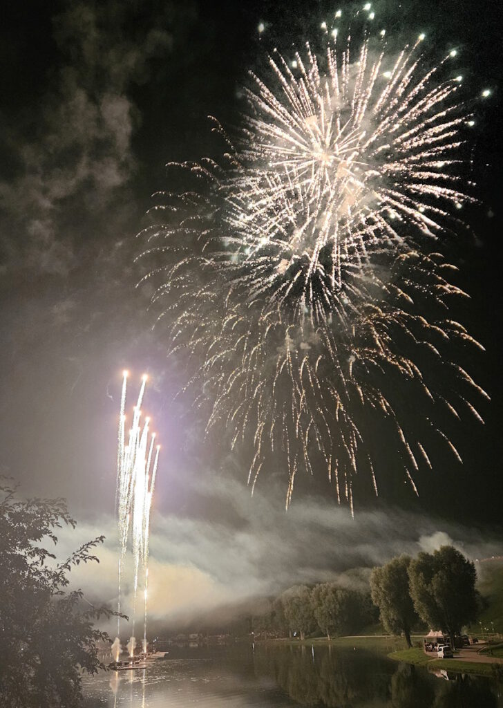 Feuerwerk im Olympiapark