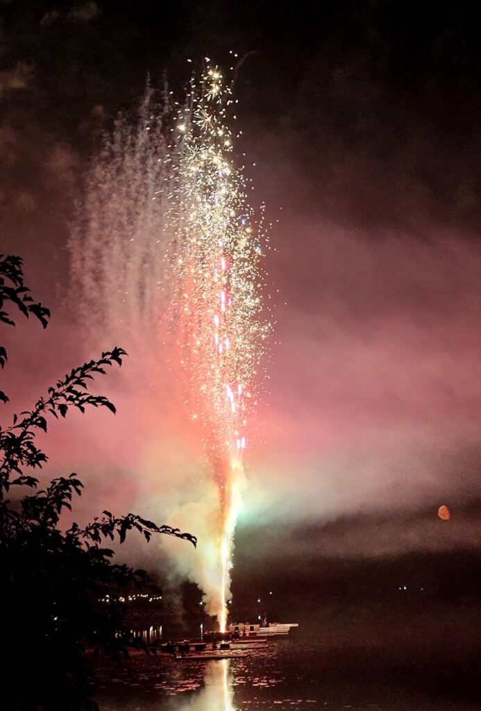 Feuerwerk im Olympiapark