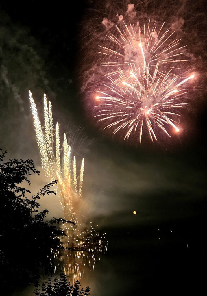Feuerwerk im Olympiapark