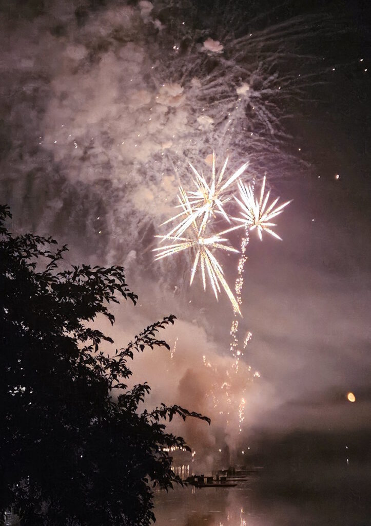 Feuerwerk im Olympiapark