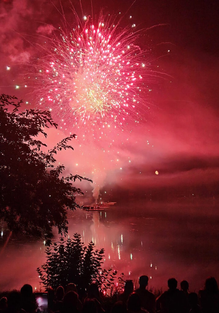 Feuerwerk im Olympiapark