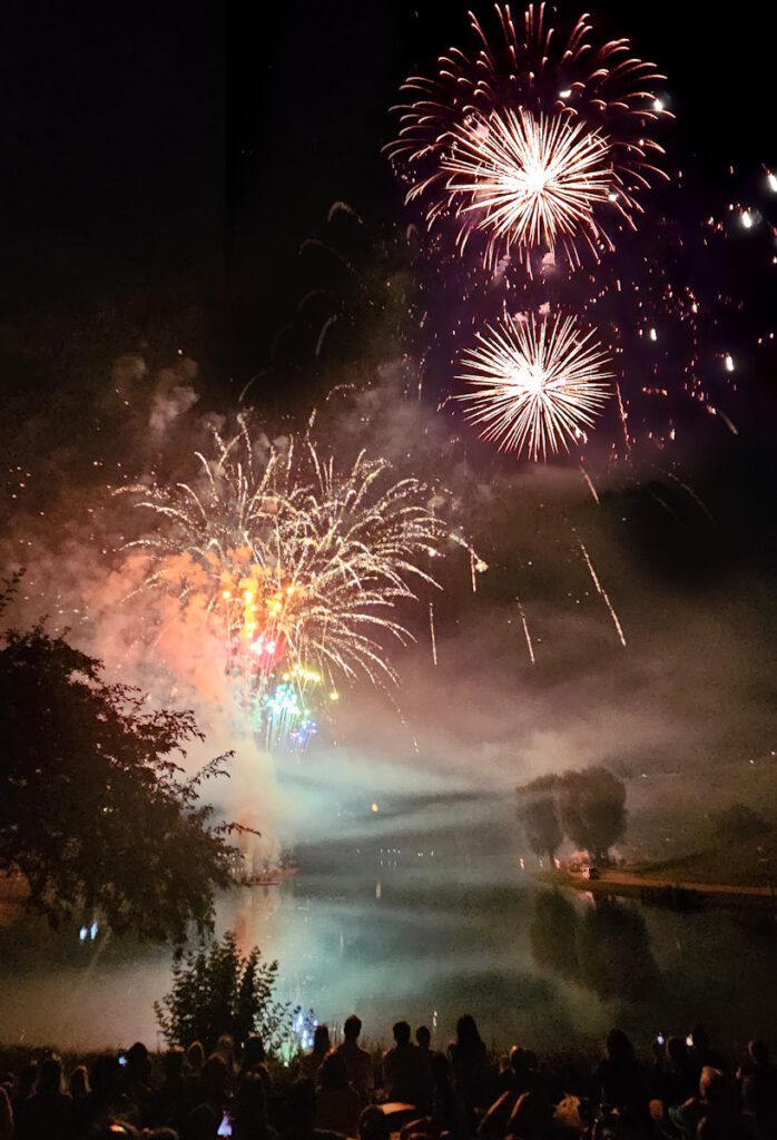 Feuerwerk im Olympiapark