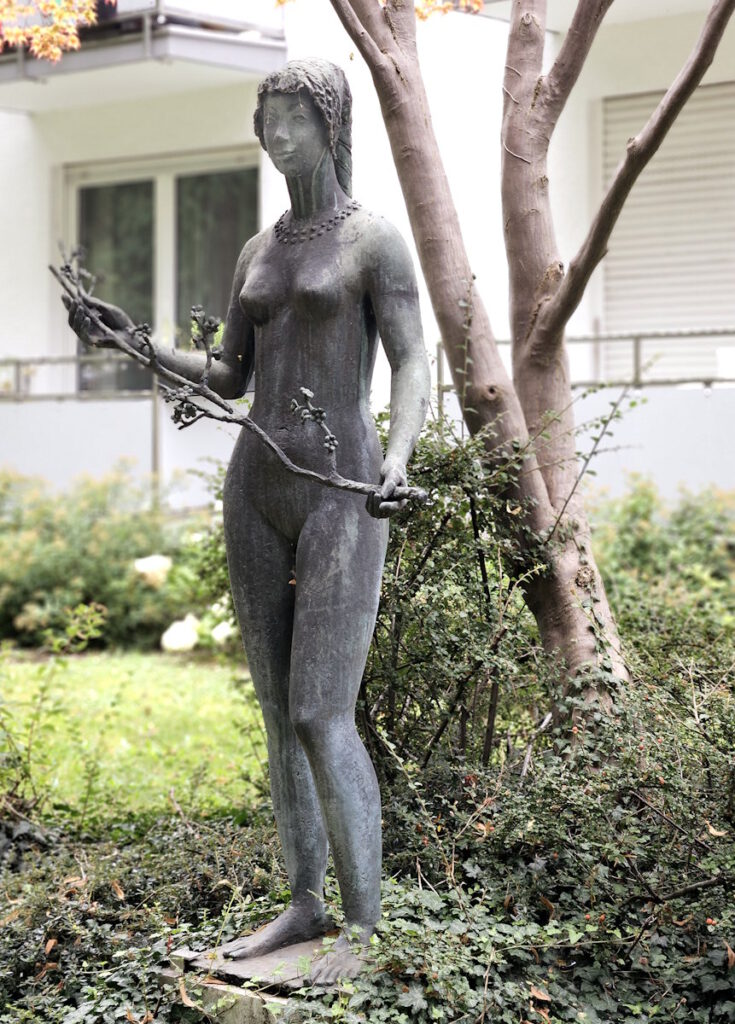 Zenta Vogl-Zizler: Mädchen mit Zweig
