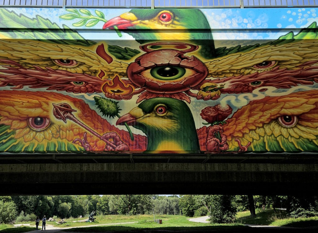Streetart Brudermühlbrücke