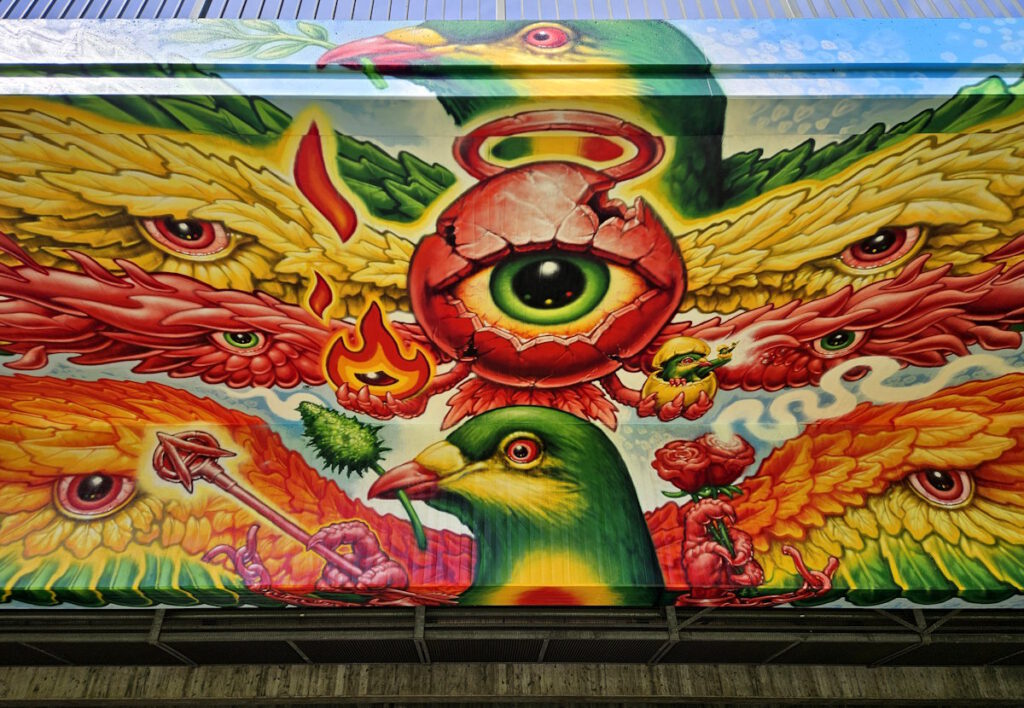 Streetart Brudermühlbrücke