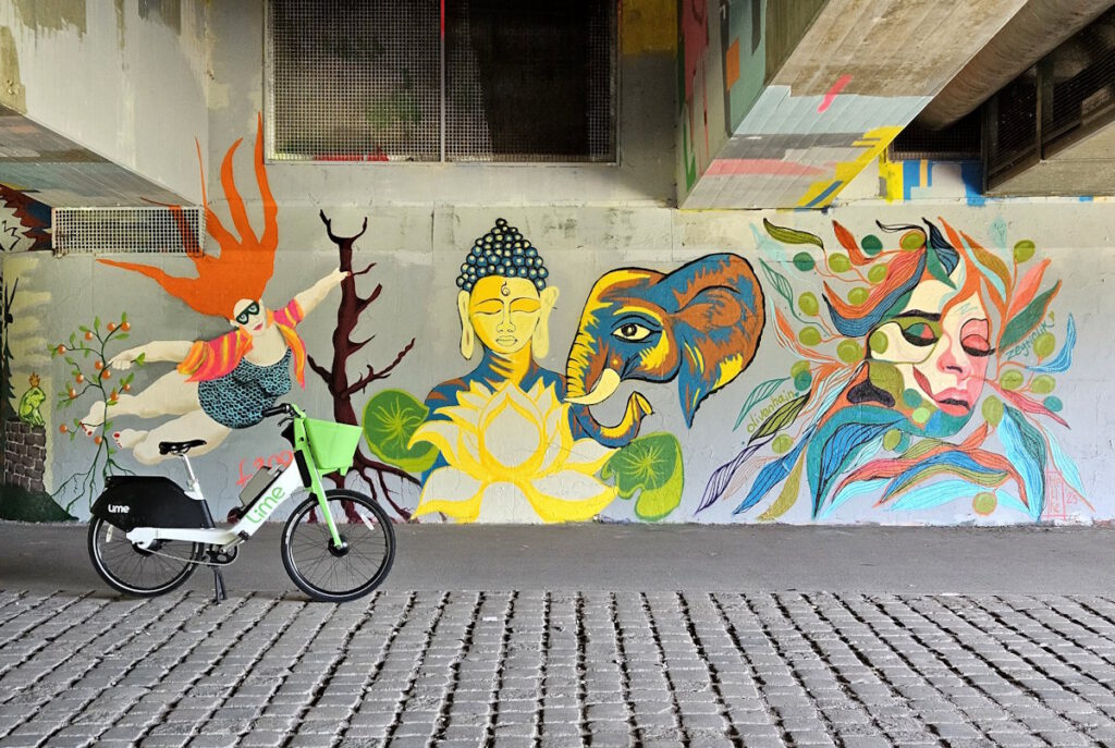Streetart Brudermühlbrücke