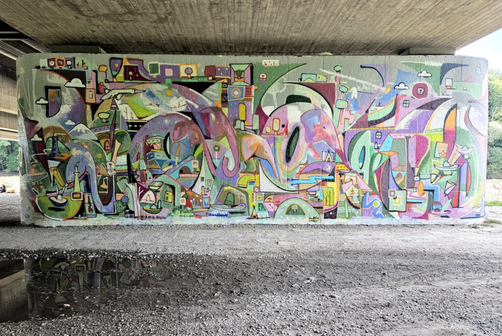 Streetart Brudermühlbrücke
