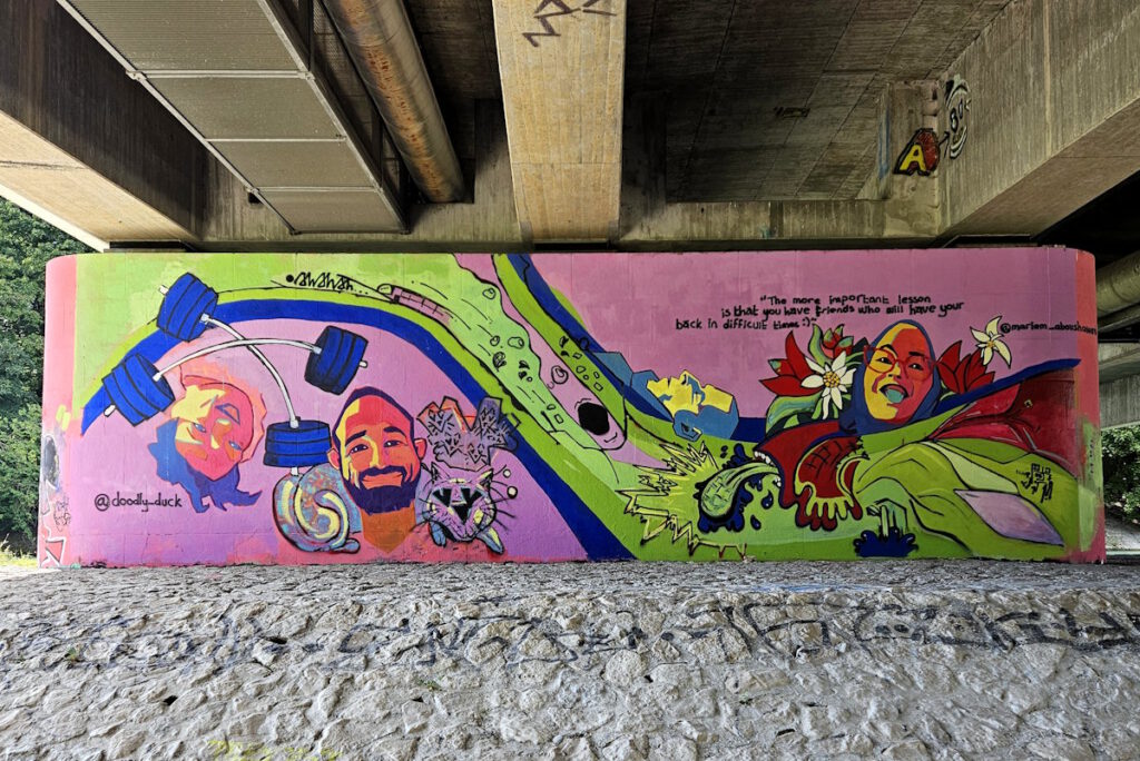 Streetart Brudermühlbrücke