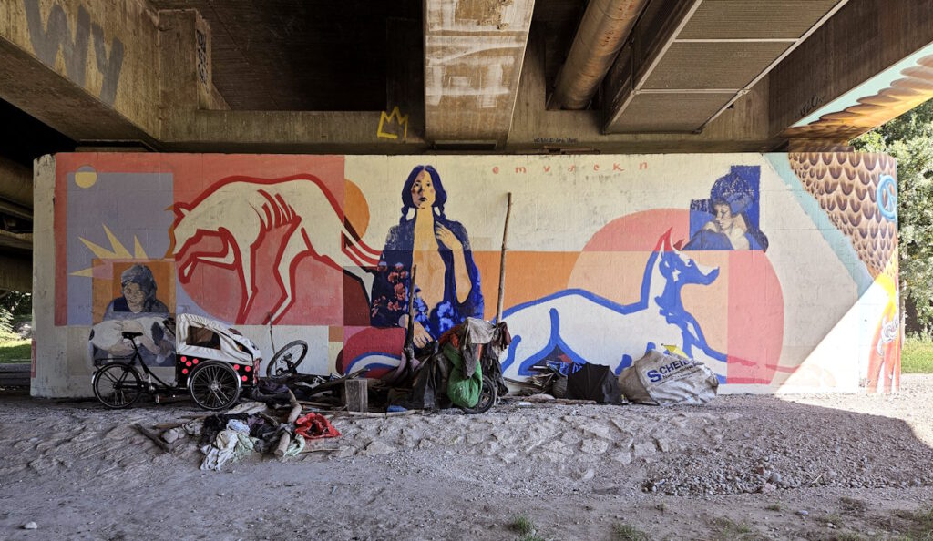Streetart Brudermühlbrücke