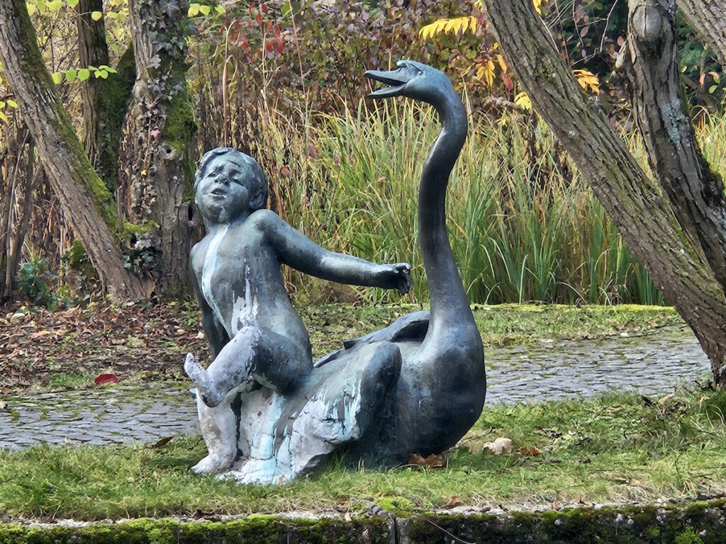 Lothar Dietz: Junge mit Schwan